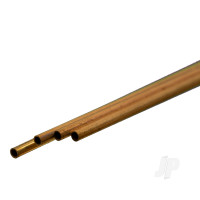 Brass Round Tube, 2 x 300mm, .225mm Wall (4 pcs)