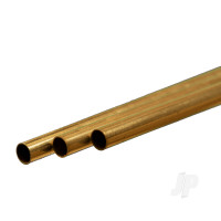 Brass Round Tube, 4.5 x 300mm, .225mm Wall (3 pcs)