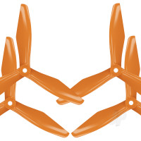 6x4.5 RS 3-Blade FPV Propeller Set Orange (4 pcs)