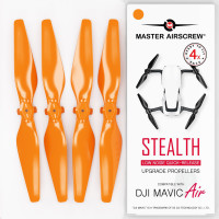 5.3x3.3 DJI Mavic Air STEALTH Upgrade Propeller Set Orange (4 pcs)