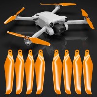 DJI Mini 3 Pro/4 Pro STEALTH Upgrade Propellers - Orange (4 pcs)
