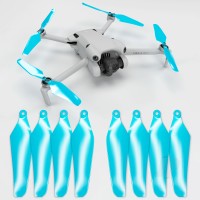 DJI Mini 4 / 3 Pro SUPER STEALTH Upgrade Propellers - Blue (4 pcs)