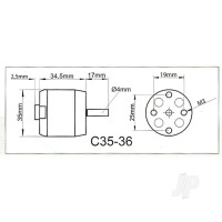 ROXXY BL Outrunner (C35-36-06)