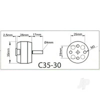 ROXXY BL Outrunner (C35-30-10)