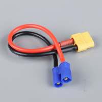 Charge Lead, XT60 to EC3 Male, 14AWG, 150mm