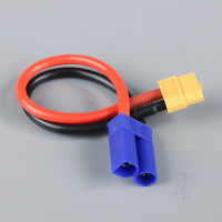 Charge Lead, XT60 to EC5 Male, 12AWG, 150mm