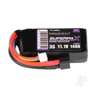 LiPo 3S 1400mAh 11.1V 30C Deans (HCT)