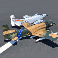 Skyraider (35-60cc) 2.18m / 86in, Camouflage