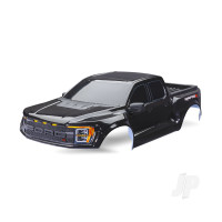 Body, Ford Raptor R, complete (Black) (includes grille, tailgate trim, side mirrors, decals, & clipless mounting) (requires #10124 & 10125 body mounts)