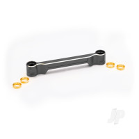 Drag link, steering, 6061-T6 aluminium (Grey-anodised)