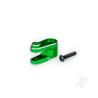 Servo horn, steering, 6061-T6 aluminium (Green-anodised) / 3x15mm BCS (with threadlock) (1pc)