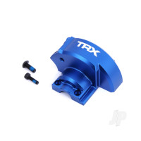 Cover, gear (Blue-anodised 6061-T6 aluminium)