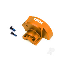 Cover, gear (Orange-anodised 6061-T6 aluminium)