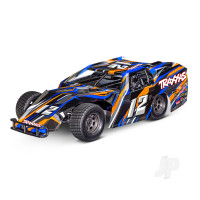 Slash Modified 1:10 2WD RTR Dirt Oval Racer, Blue (+ TQ 2-ch, BL-2S, 3300Kv, 2S LiPo, USB-C Charger)