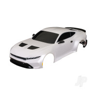 Body, Ford Mustang, complete (White) (painted, decals applied) (includes side mirrors, spoiler, grilles, vents, & clipless mounting)