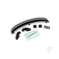 Mirrors, side, Black (left & right)/ mirror retainers (2)/ spoiler, Black/ 2.5x10 BCS (5) (fits #10511 body)