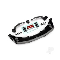 Diffuser, rear / retainer / body supports (left & right) / 3x10mm BCS (3) / 3x6mm BCS (4) (fits #10511 body)