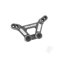 Shock tower, front, 6061-T6 aluminium (Grey-anodised) / 3x15mm BCS (with threadlock) (2 pcs)