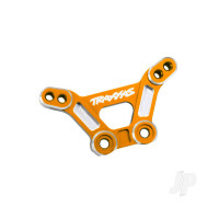 Shock tower, front, 6061-T6 aluminium (Orange-anodised) / 3x15mm BCS (with threadlock) (2 pcs)