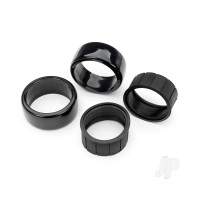Tyres, 1.9" Drift (1 dot, hard, rough surfaces) (rear) (2)/ rubber inserts (2)