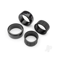 Tyres, 1.9" Drift (2 dots, soft, smooth surfaces)) (rear) (2)/ rubber inserts (2)