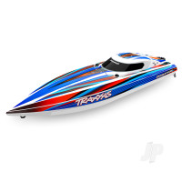 Disruptor 4S 1:10 26in Race Boat, Blue (+ TQ 2-ch, VXL-4S Marine, Velineon 540XL, Rapid Right)