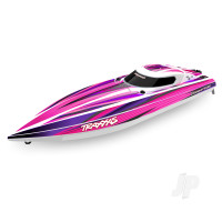 Disruptor 4S 1:10 26in Race Boat, Pink (+ TQ 2-ch, VXL-4S Marine, Velineon 540XL, Rapid Right)