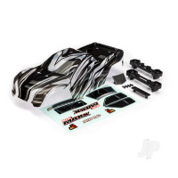 Body, Mini Maxx, ProGraphix (graphics are printed, requires paint & final colour application), decals (includes front & rear body latches, hardware) (for clipless mounting)