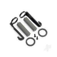 Reservoirs, shocks, front (2)/ 3x8mm BCS (2)