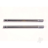 Shock shafts, Steel, Chrome finish (Long) (2 pcs)
