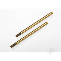 Shock shafts, hardened Steel, Titanium nitride coated (Long) (2 pcs)