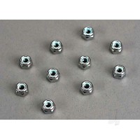 Nuts, 4mm nylon locking (10 pcs)