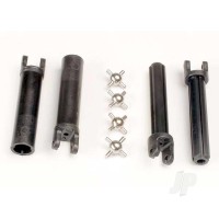 Half shafts, Long truck (external-splined (2 pcs) & internal-splined (2 pcs) / metal U-joints (4 pcs)