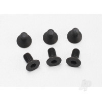 Screws, 3x6mm countersunk machine (6 pcs) (hex drive)