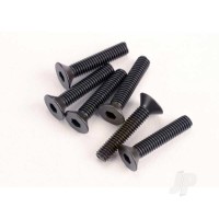 Screws, 3x15mm countersunk machine (6 pcs) (hex drive)