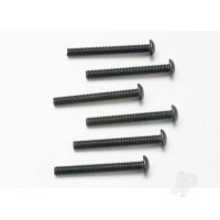 Screws, 3x25mm button-head machine (hex drive) (6 pcs)