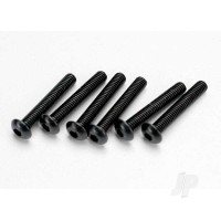 Screws, 3x18mm button-head machine (hex drive) (6 pcs)