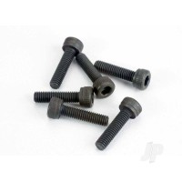 Head screws, 3x12mm cap-head machine (hex drive) (6 pcs) (TRX 2.5, 2.5R, 3.3)