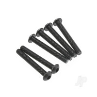 Screws, 3x23mm button-head machine (hex drive) (6 pcs)