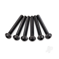 Screws, 4x30mm button-head machine (hex drive) (6 pcs)