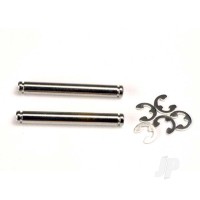 Suspension pins, 26mm (kingpins) (2 pcs) / E-clips (4 pcs)