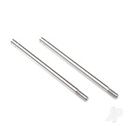 Shock shafts, Steel, Chrome finish (XX-Long) (2 pcs)