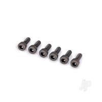 Screws, 3x8mm caphead machine (hex drive) (6)