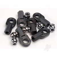 Rod ends, Long (6 pcs) / hollow ball connectors (6 pcs)