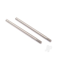 Shock shafts, Steel, Chrome finish (X-Long) (2 pcs)