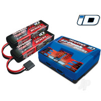 iD Completer Pack with 1x EZ-Peak Dual Charger & 2x LiPo 3S 5000mAh Battery