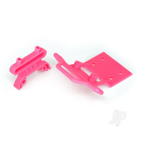 Bumper, Front / bumper mount, Front / 4x23mm RM (2 pcs) / 3x10mm RST (2 pcs) (Pink)