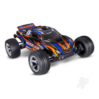 Rustler HD 1:10 2WD RTR Stadium Truck, Orange (+ TQ 2-ch, BL-2S, 3300Kv, 2S LiPo, USB-C Charger, Clipless Body)
