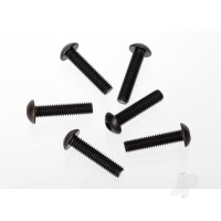 Screws, 4x18mm button-head machine (hex drive) (6 pcs)