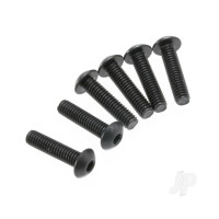 Screws, 4x16mm button-head machine (hex drive) (6 pcs)